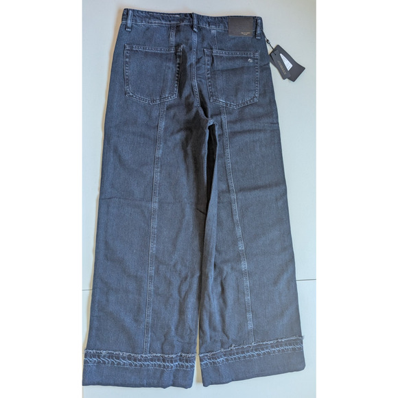 NWT Rag & Bone Marina HR Wide-Leg Flare Jeans Sz 27 Elenna Waist 30'' #3A511 - Picture 7 of 14